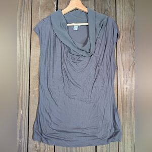 H&M Gray Cowl Neck Blouse